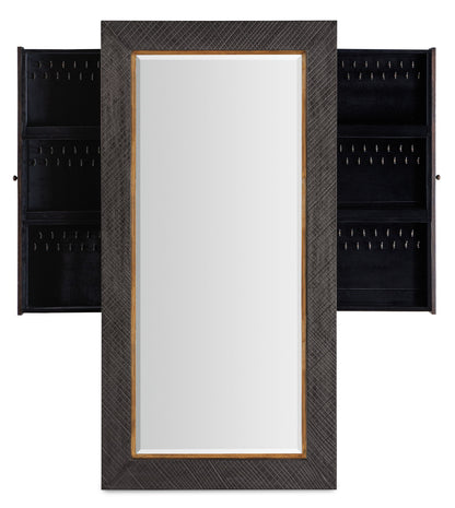 Big Sky - Floor Mirror With Jewelry Storage - Dark Gray