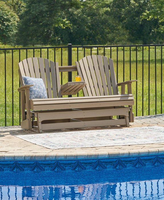 Hyland wave Outdoor Glider Loveseat