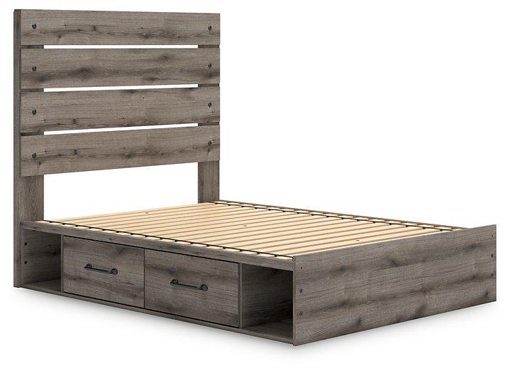 Graystorm Bed with Storage