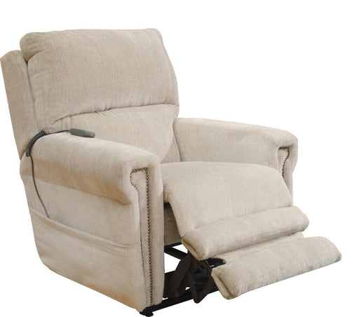 Catnapper Warner Power Headrest w/Lumbar Power Lay Flat Recliner in Putty 764862 image