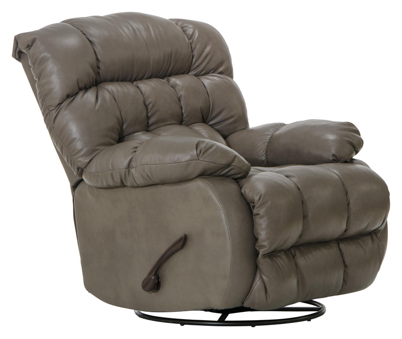 Pendleton Leather Chaise Swivel Glider Recliner