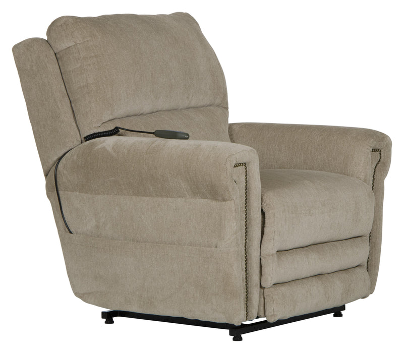 Warner Power Lay Flat Lift Recliner with Power Adjustable Headrest and Power Adjustable Lumbar Support