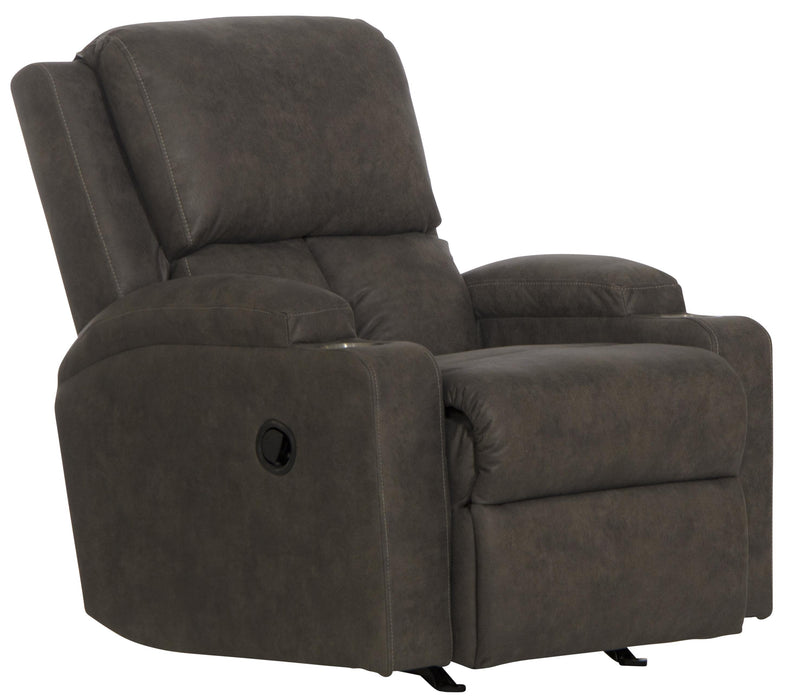 Kyle Rocker Recliner with Two Cupholders