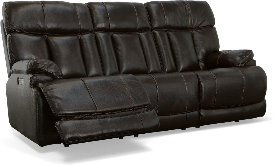 Clive Power Reclining Sofa with Power Headrests & Lumbar