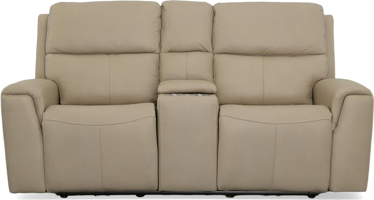 Jarvis Power Reclining Loveseat with Console & Power Headrests