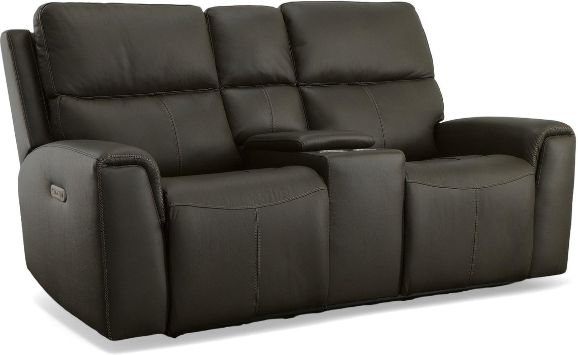 Jarvis Power Reclining Loveseat with Console & Power Headrests