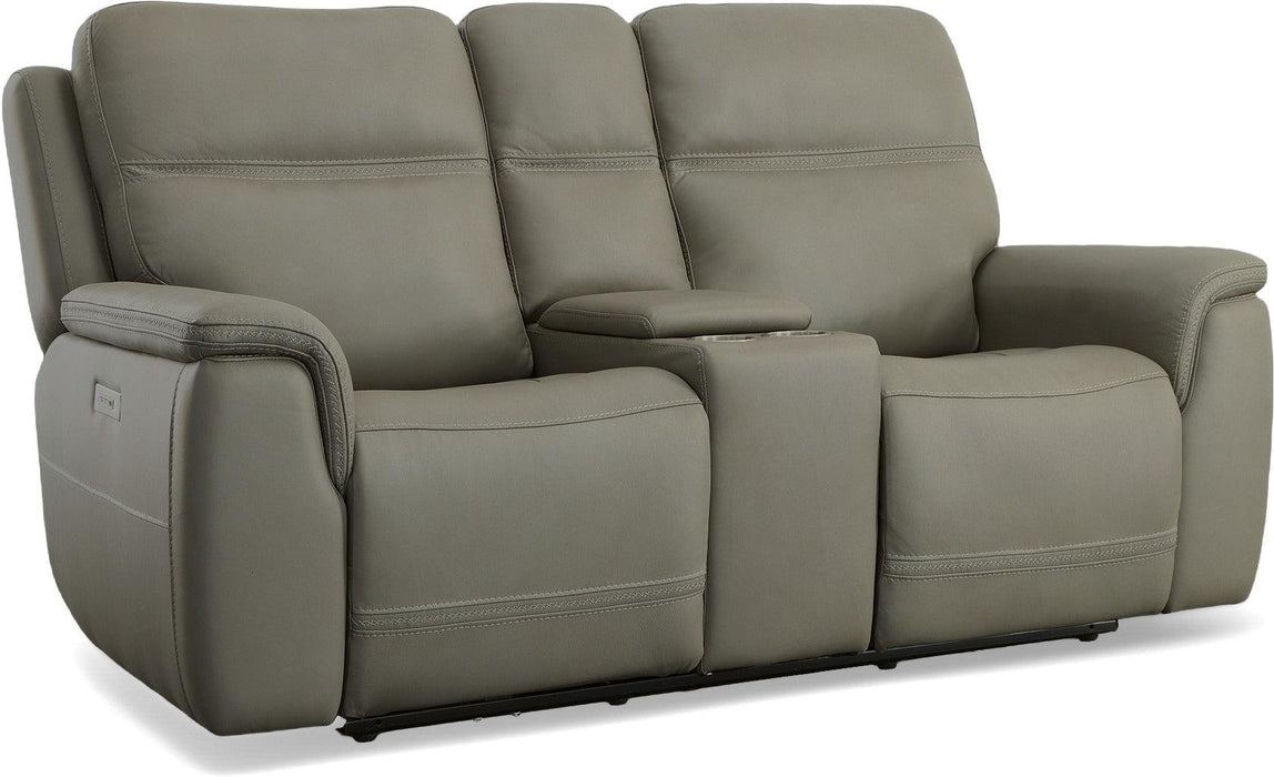 Sawyer Power Reclining Loveseat with Console & Power Headrests & Lumbar