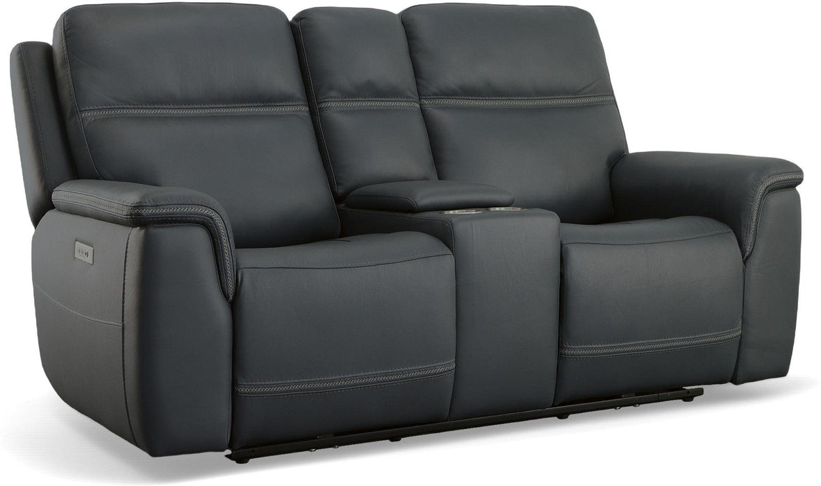 Sawyer Power Reclining Loveseat with Console & Power Headrests & Lumbar