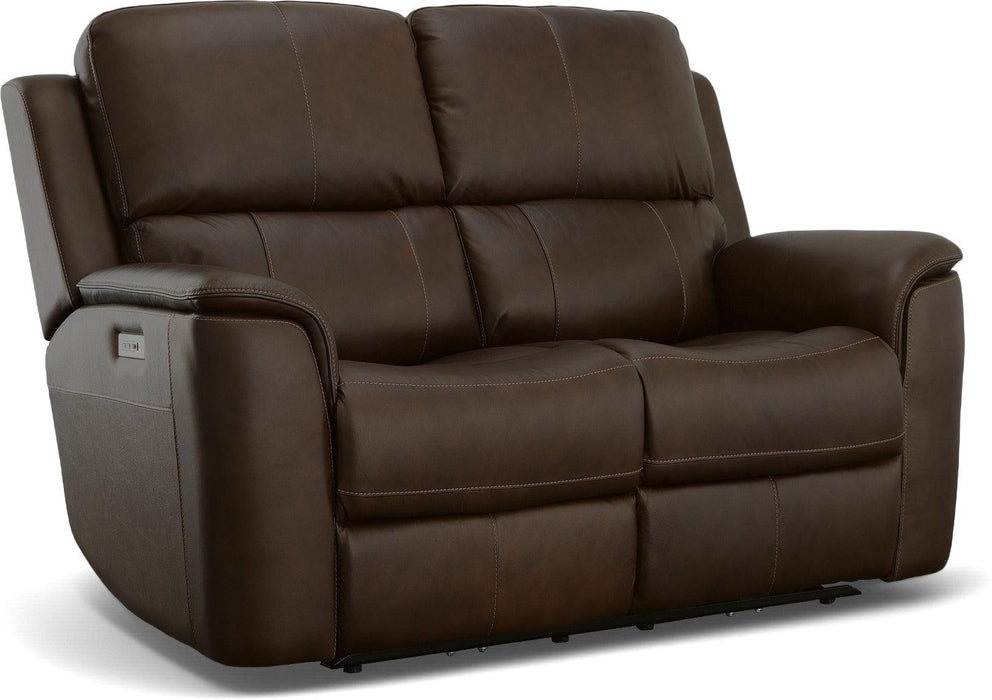 Henry Power Reclining Loveseat with Power Headrests & Lumbar