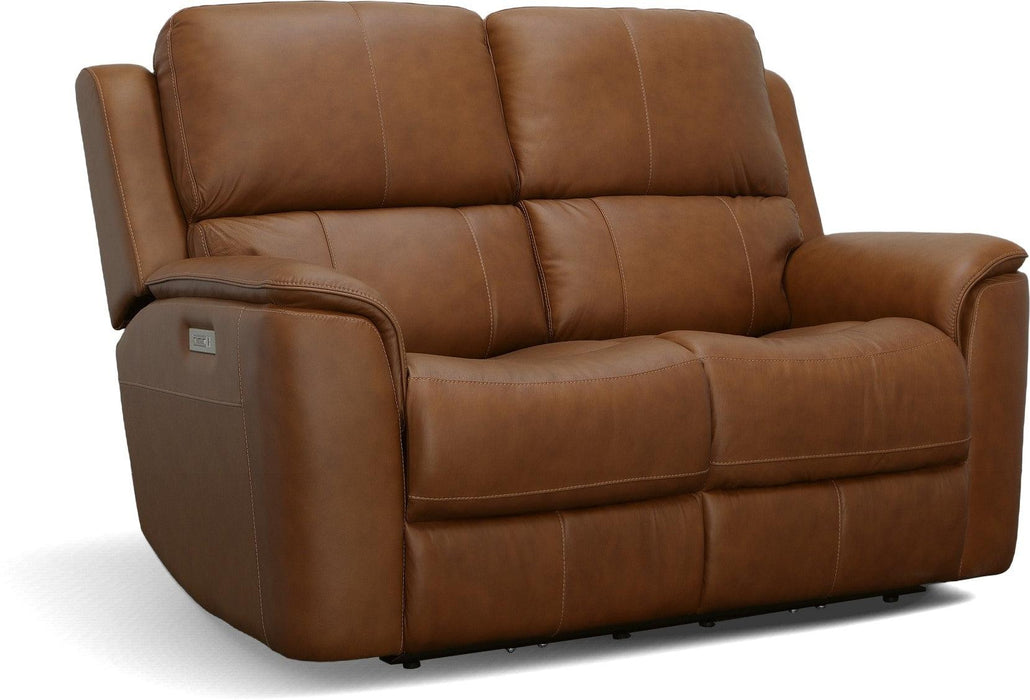 Henry Power Reclining Loveseat with Power Headrests & Lumbar