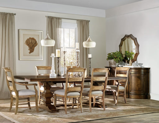 Archivist Trestle Table w/2-18in Leaves image