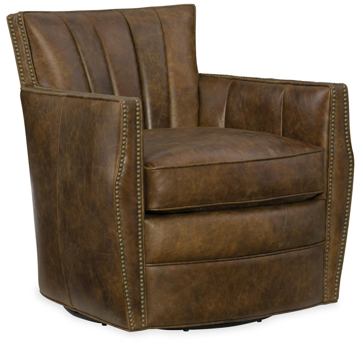 Carson Swivel Club Chair - CC492-SW-085