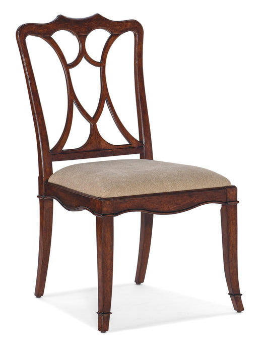 Charleston Upholstered Seat Side Chair-2 per carton/price ea - 6750-75310-85