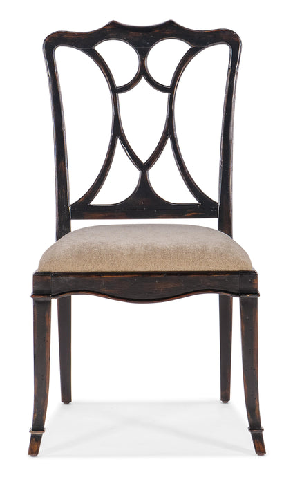 Charleston Upholstered Seat Side Chair-2 per carton/price ea - 6750-75310-97