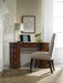 Cherry Knee-Hole Desk-Bow Front image