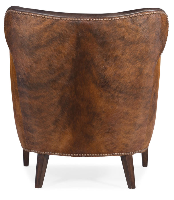 Kato Leather Club Chair w/ Dark HOH