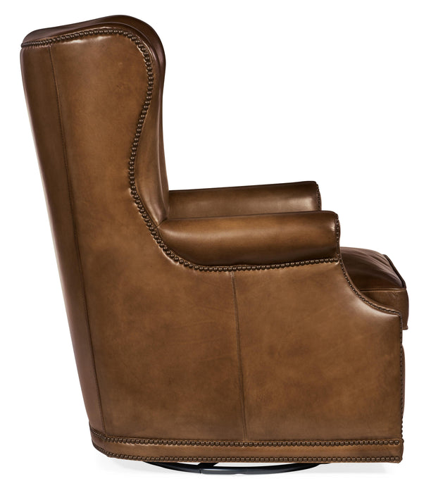 Maya Wing Swivel Club Chair