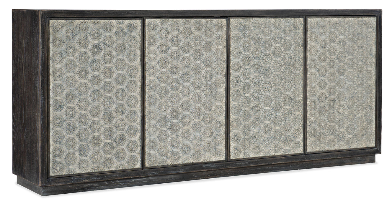 Melange Greystone Four-Door Credenza