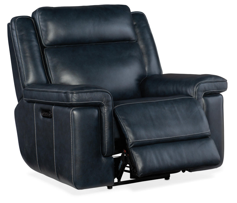 Montel Lay Flat Power Recliner with Power Headrest & Lumbar - SS705-PHL1-047