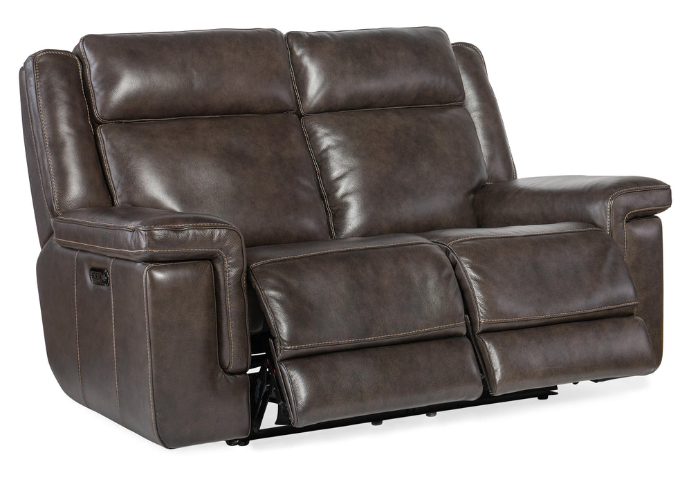 Montel Lay Flat Power Loveseat with Power Headrest & Lumbar - SS705-PHL2-095