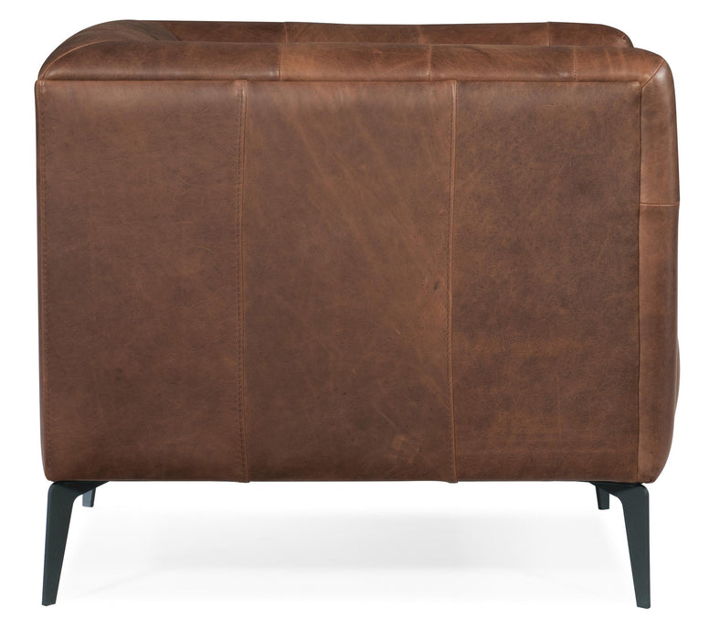 Nicolla Leather Stationary Chair