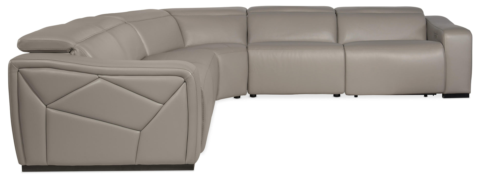 Opal 5 Piece Sectional with 2 Power Recliners & Power Headrest