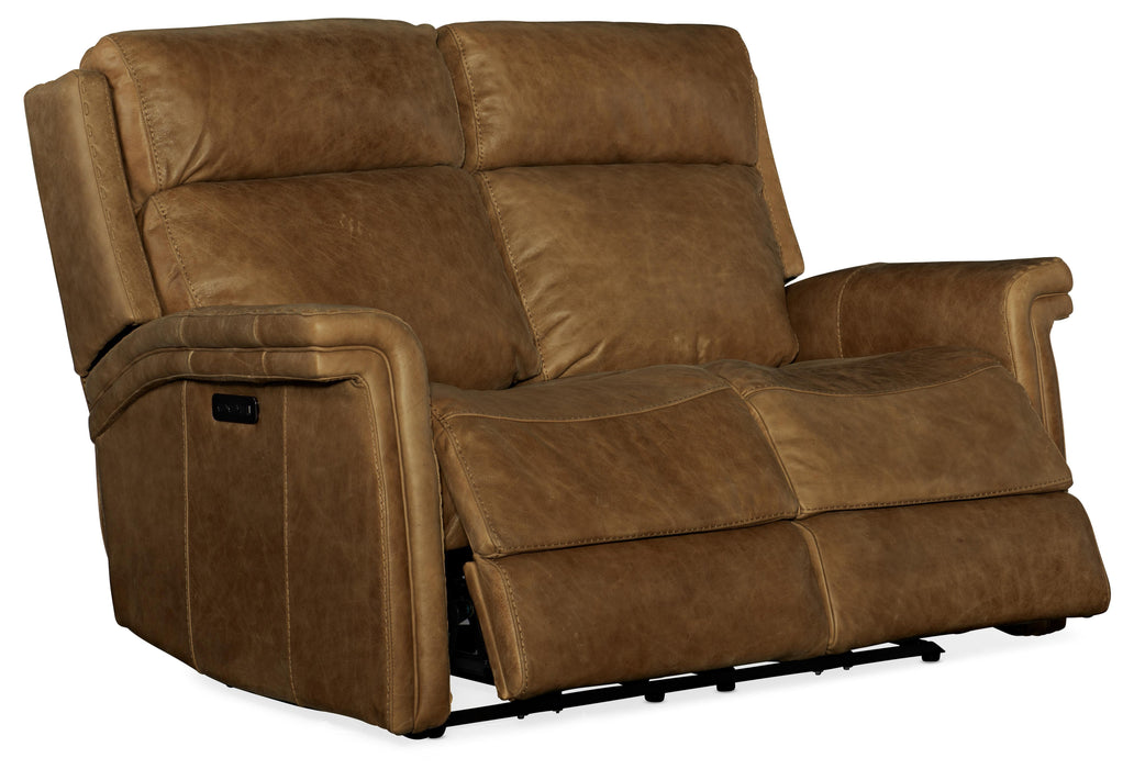 Poise Power Recliner Loveseat w/ Power Headrest