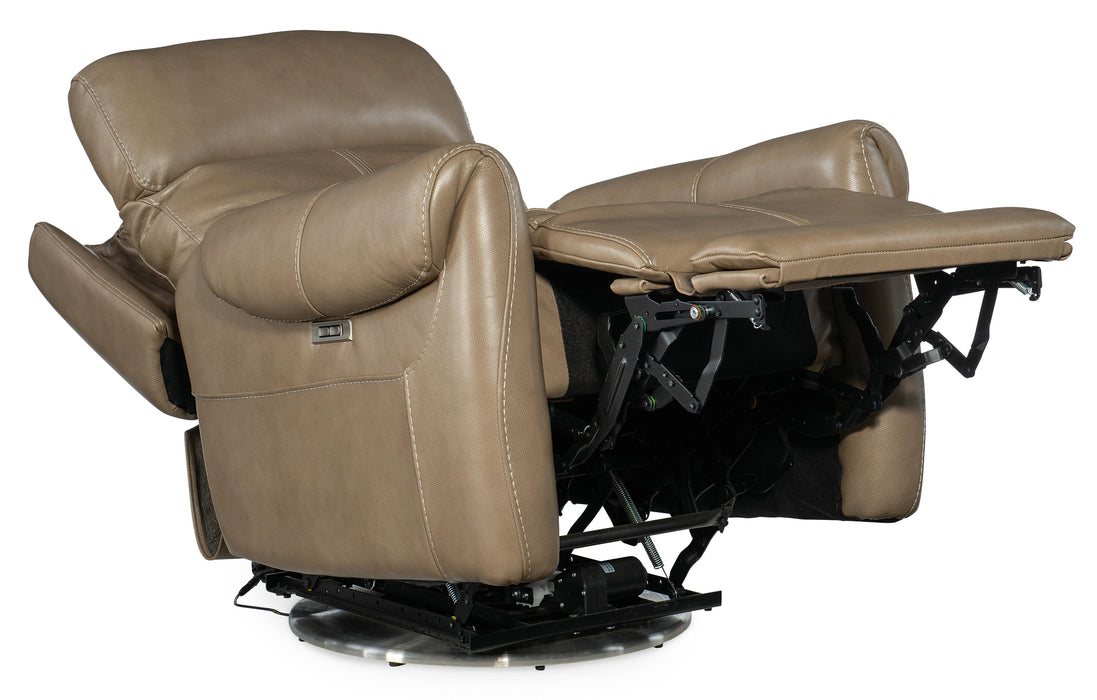 Sterling Swivel Power Recliner with Power Headrest - RC600-PHSZ-080