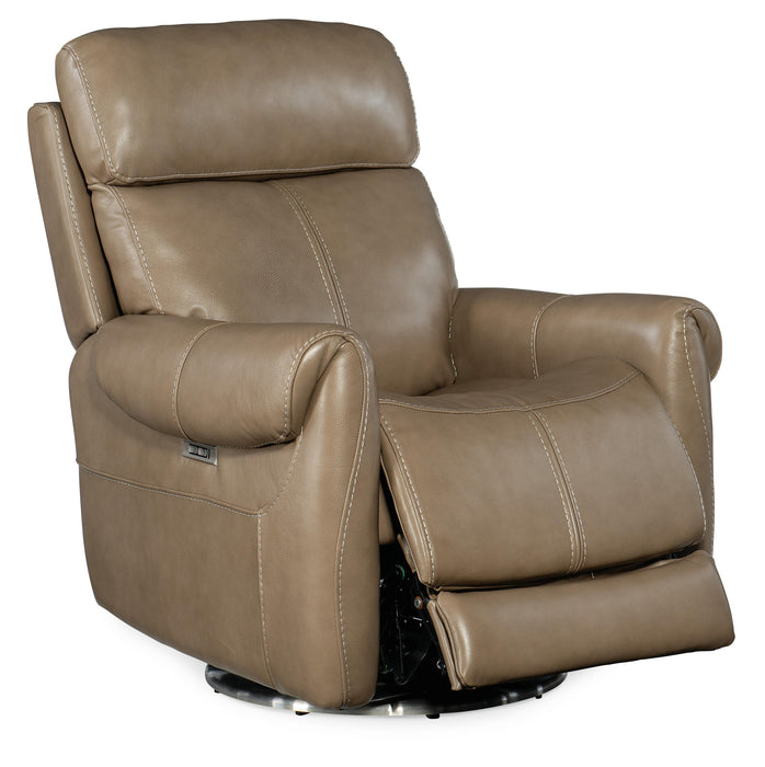 Sterling Swivel Power Recliner with Power Headrest - RC600-PHSZ-080