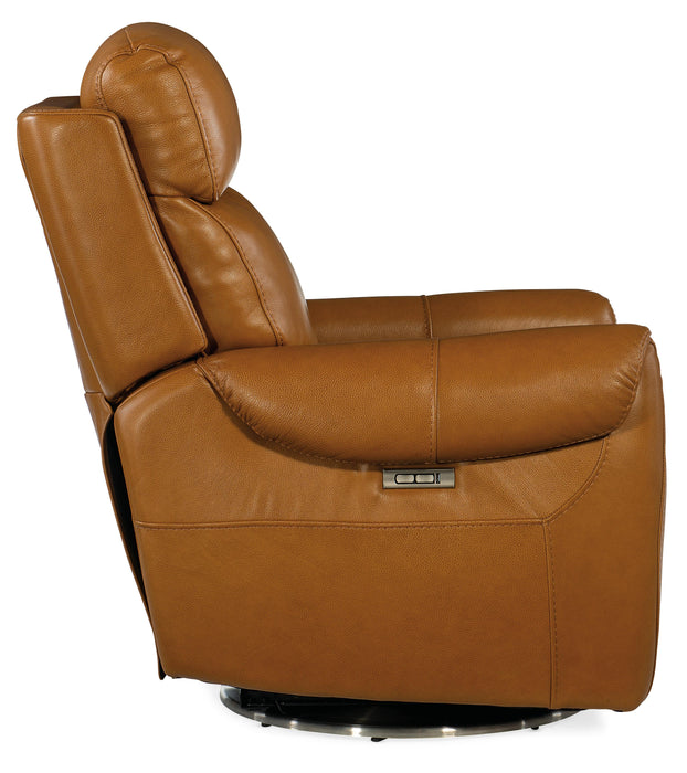 Sterling Swivel Power Recliner with Power Headrest - RC600-PHSZ-086