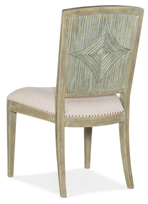 Surfrider Carved Back Side Chair-2 per ctn/price ea