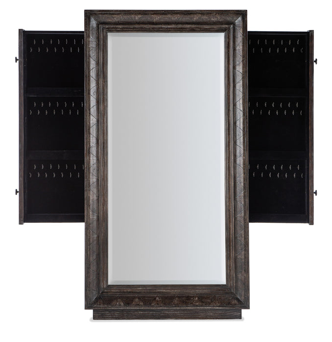 Traditions Floor Mirror w/hidden jewelry storage