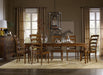 Tynecastle Rectangle Leg Dining Table with Two 18'' Leaves image