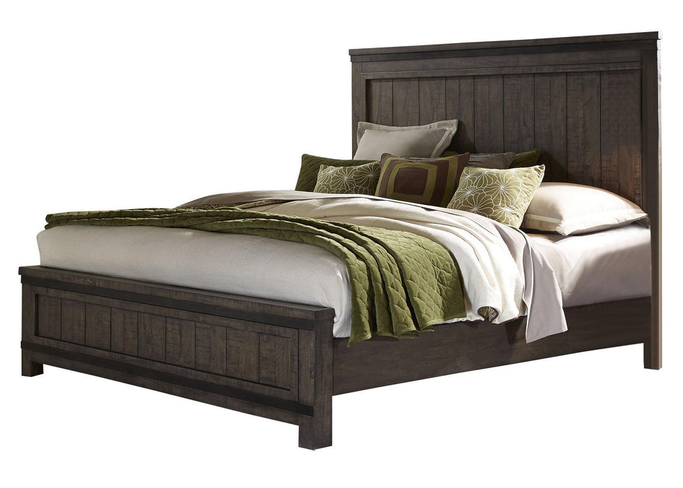 Liberty Thornwood Hills Queen Panel Bed in Rock Beaten Gray 759-BR-QPB