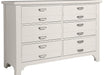 Vaughan-Bassett Bungalow 6 Drawer Dresser in Lattice image