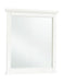 Vaughan-Bassett Bonanza Small Landscape Mirror in Whitre image