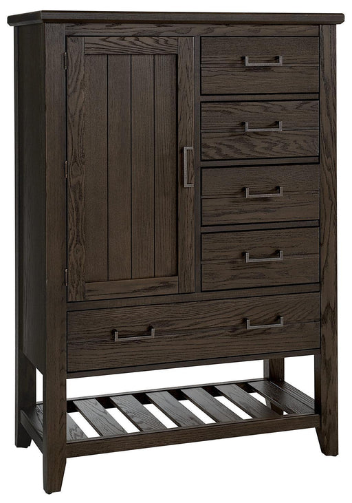 Vaughan-Bassett Passageways Charleston Brown Door Chest in Dark Brown image