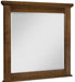 Vaughan-Bassett Cool Rustic Landscape Mirror in Amber image