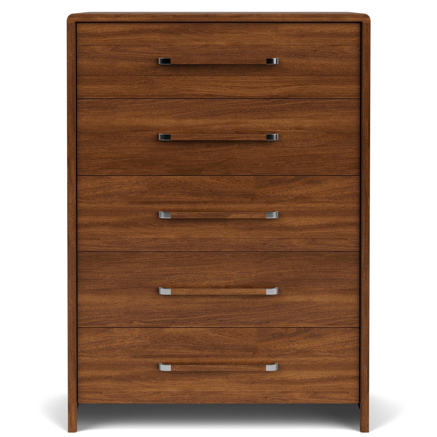 Elsie - Five Drawer Chest - Dark Brown