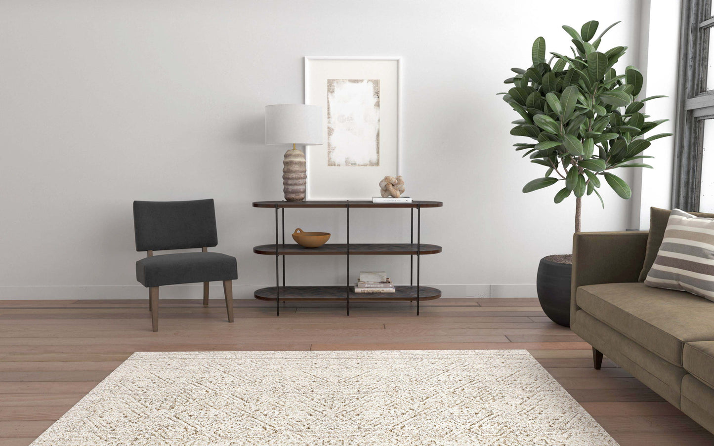 Commerce And Market - Console Table - Dark Brown