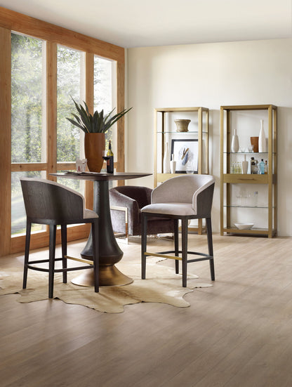 Curata - Pub Table - Light Brown / Black