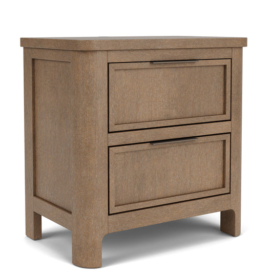 Jaxon - 2-Drawer Nightstand - Casual Mink