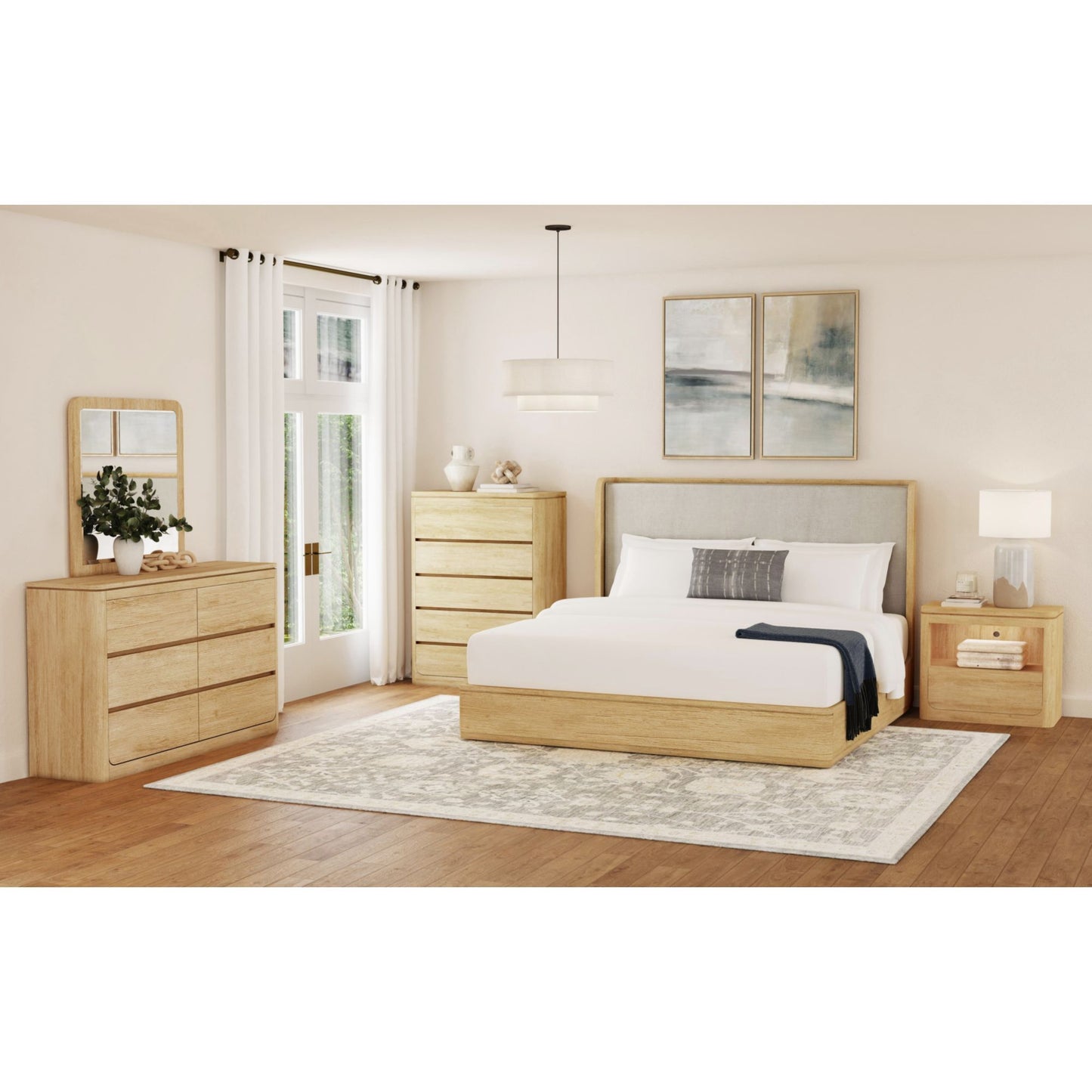 Rosalie - Fabric Upholstered Bed