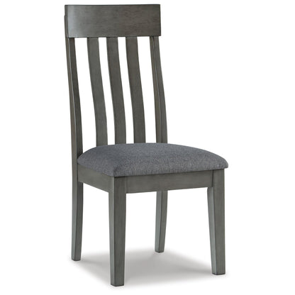 Hallanden - Dining UPH Side Chair (Set of 2) - Black / Gray