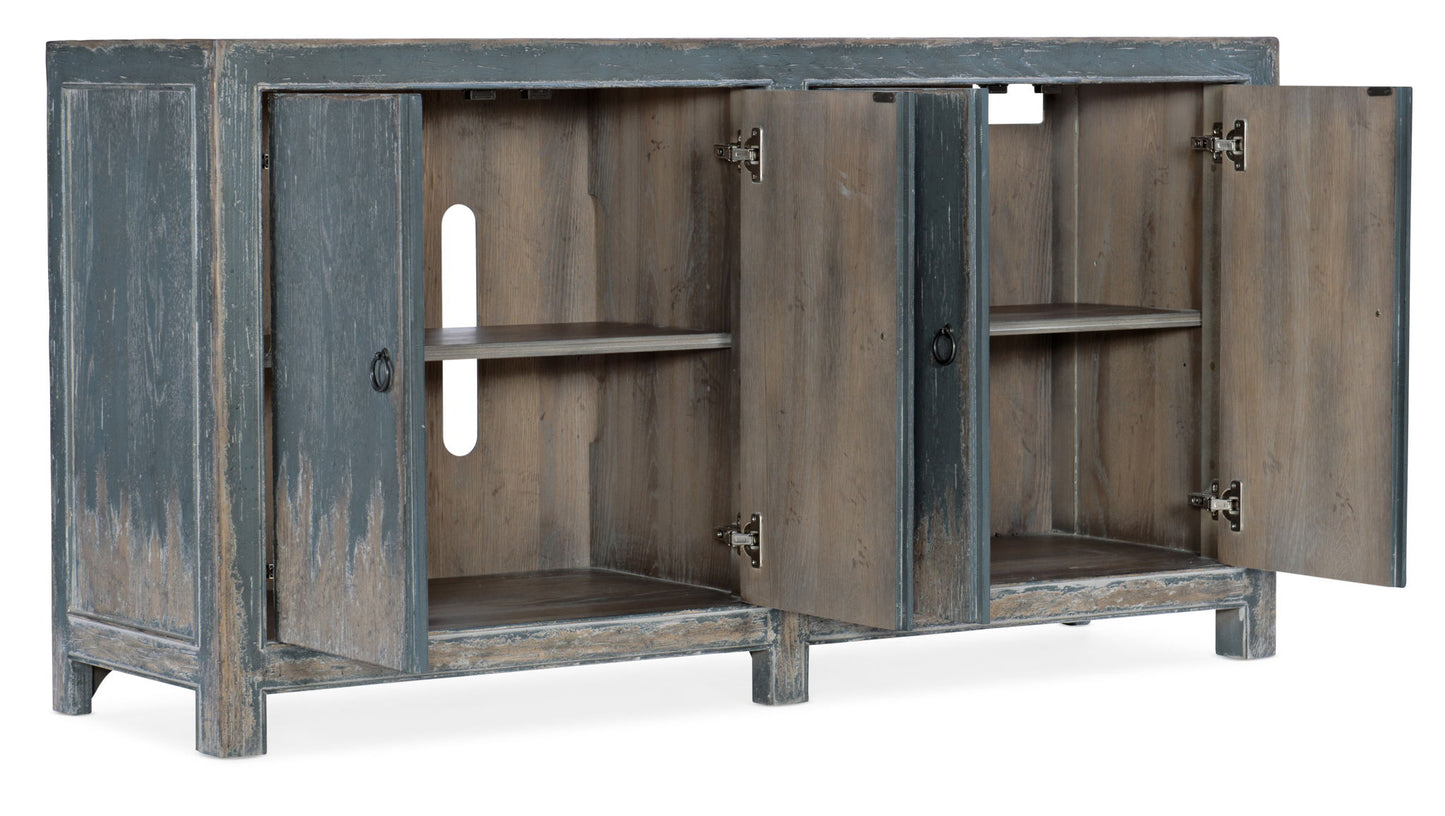 Boheme - 4-Door Media Console - Blue
