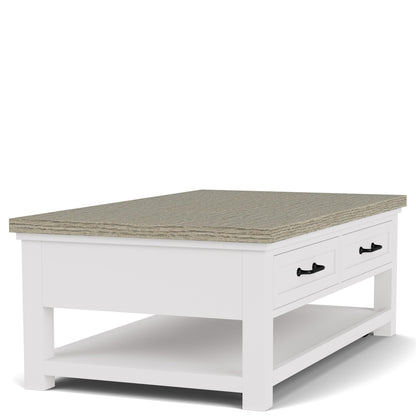 Cora - Large Cocktail Table - Cloud / Fog