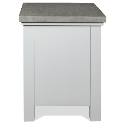 Cora - Chairside Table - Cloud / Fog