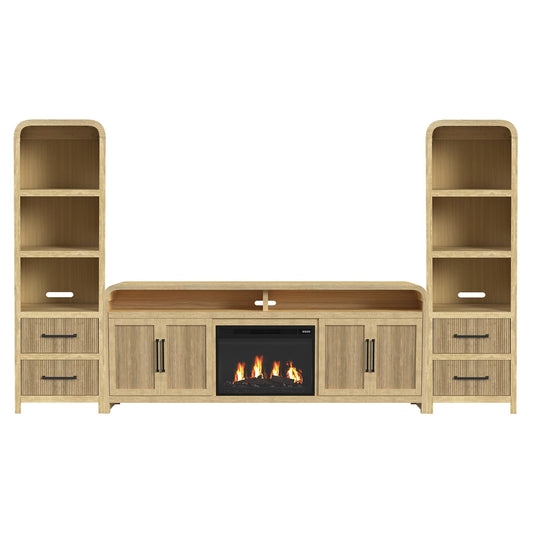 Ridgemont - 4 Piece Entertainment Unit With 82" TV Console