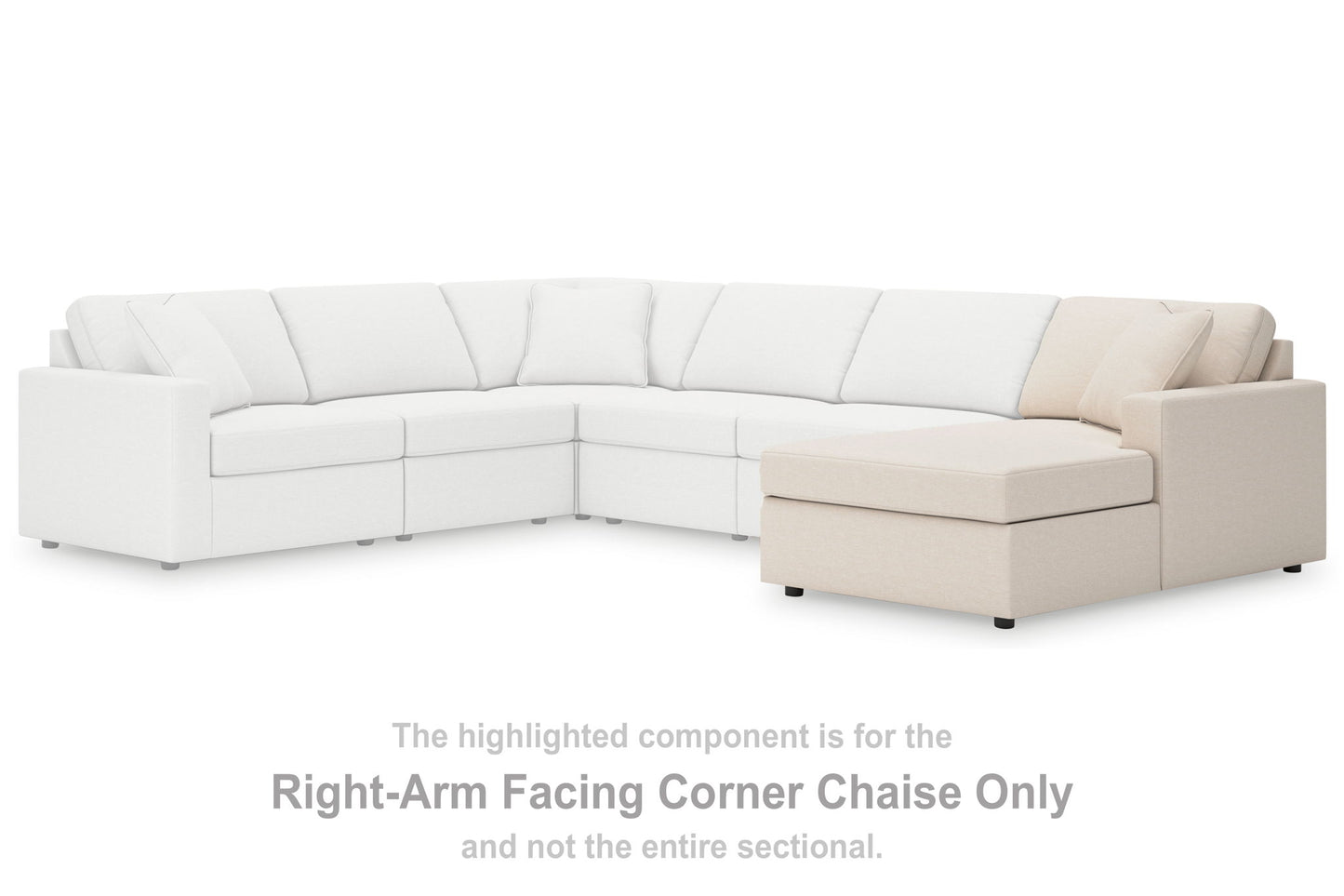 Modmax - Raf Corner Chaise - Oyster