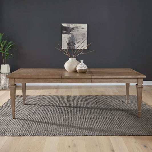 Haven Hills - Rectangular Leg Table - Camel Beige